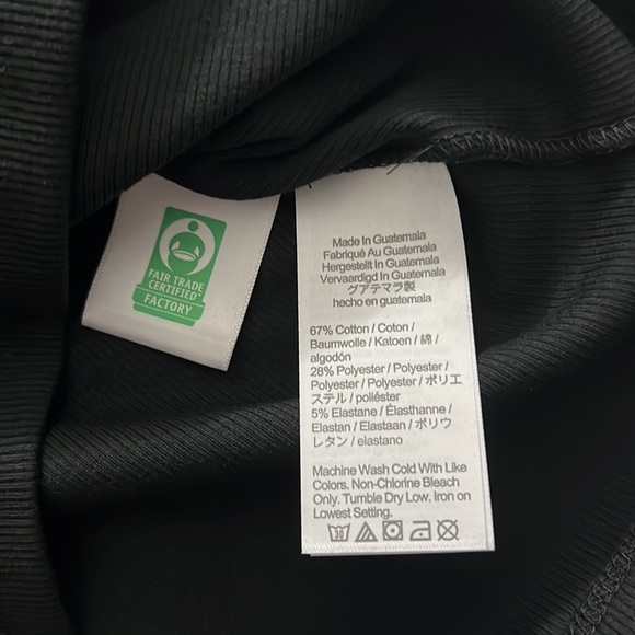 NWT J. Crew Ribbed Knitted Mock Top Black - Picture 6 of 6